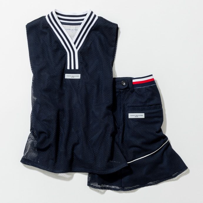 夏にうれしいスタイルアップも叶う！ 落ち着きカラーのワザありゴルフウェア