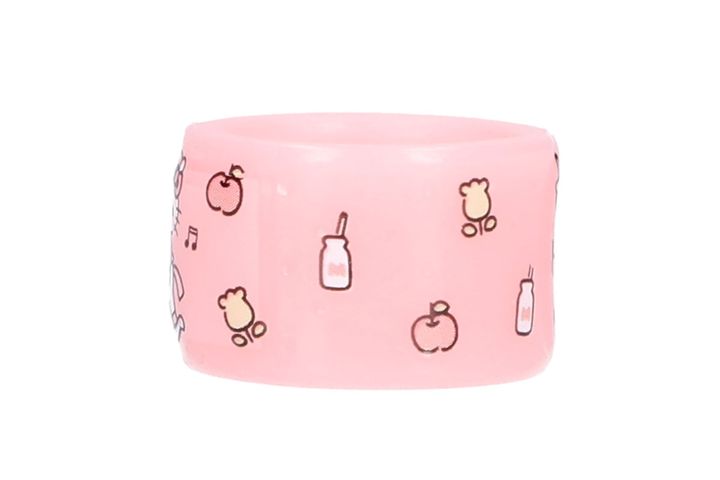 「サンリオキャラクターズ ばんそうこうリング Part3」（全5種）／ガーゼ部分はぷっくり段差で再現（c）2024 SANRIO CO., LTD. APPROVAL NO. L651184