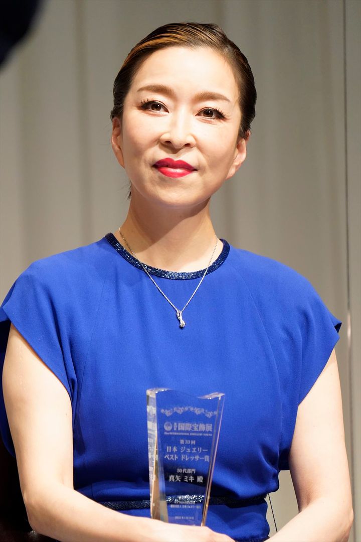 真矢ミキさん（2022年1月、時事通信フォト）