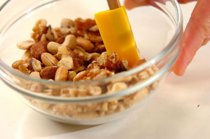 スパイシーローストナッツの作り方1