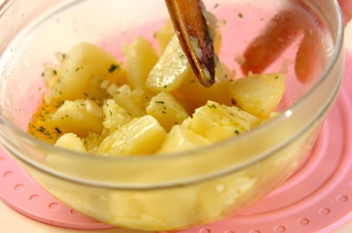 ホットポテトサラダの作り方4