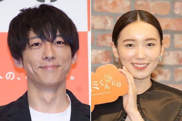 結婚を発表した高橋一生さん（左）と飯豊まりえさん