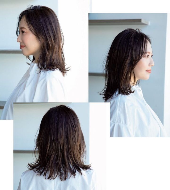 人気ヘアサロンのヘアカラー シナモンベージュ THE GARDEN TOKYO