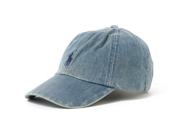 画像: 「インディゴ デニム ボール キャップ」￥12,100【ポロ ラルフ ローレン】 出典：ビームス