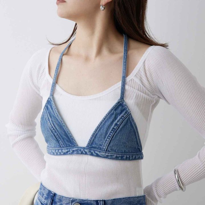 画像: 「デニムブラ」￥36,300【ピース】 出典：ガリャルダガランテ