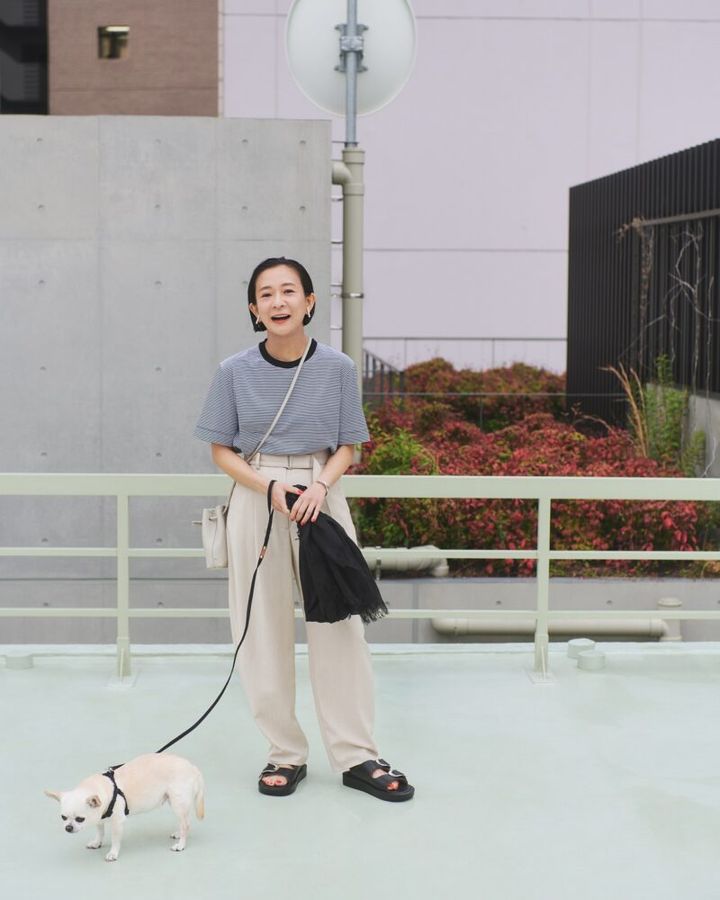 ボーダーTシャツ トリプルコラボ スタイリスト佐藤佳菜子、スローン、デミルクスビームスのコラボ