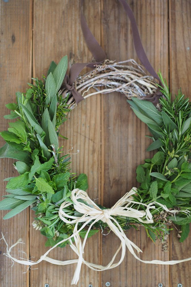 キッチンハーブリースの作り方