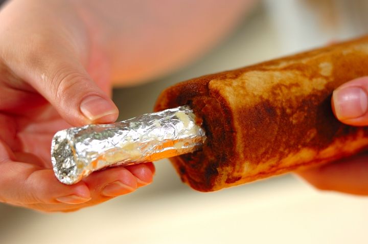 卵焼き器で作る簡単バームクーヘンの作り方7