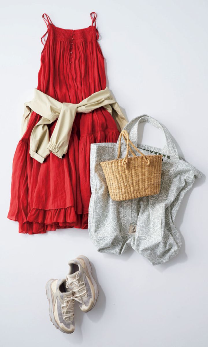 ワンピース キャミワンピース カーディガン 着まわし カレンソロジー シーエスジー