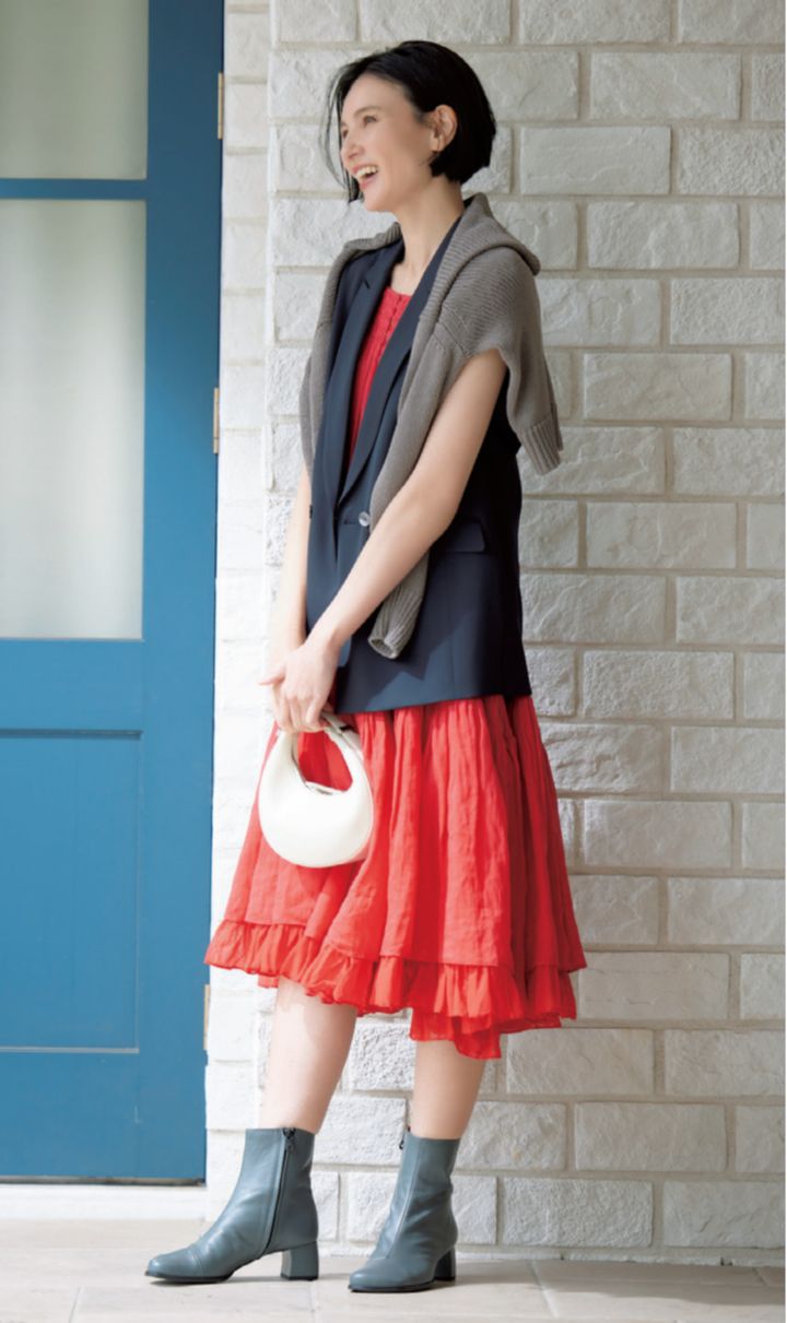 ワンピース キャミワンピース カーディガン 着まわし カレンソロジー シーエスジー 