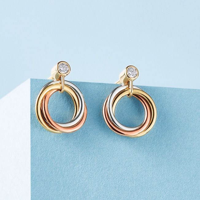 カルティエ,トリニティ,イヤリング