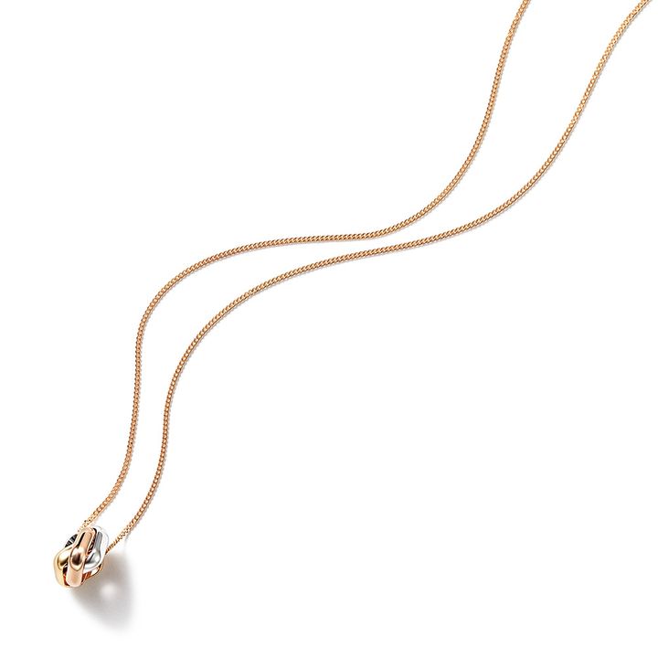 カルティエ,トリニティ,クッションシェイプ,ネックレス