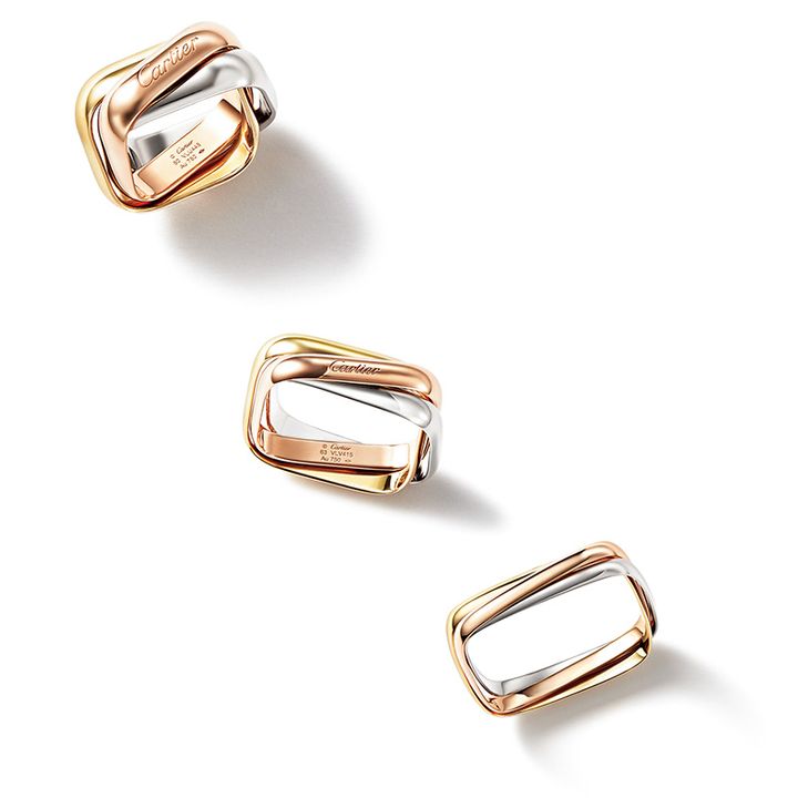 カルティエ,トリニティ,クッションシェイプ,リング,ブレスレット