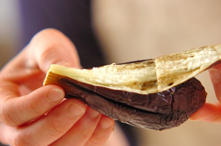 焼きナスナムルの作り方3