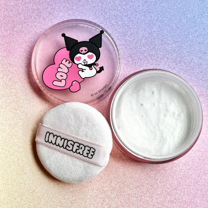 イニスフリー_新作コスメ2024_ノーセバム ミネラルパウダー N_クロミコラボ_パッケージ