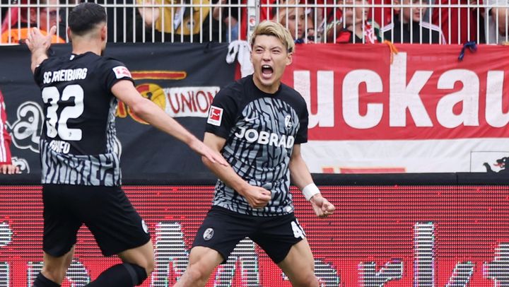 フライブルク堂安律、ブンデス最終戦で物議を醸すゴール！浅野のボーフムを救いかけるも…「クレイジー」な展開が待っていた