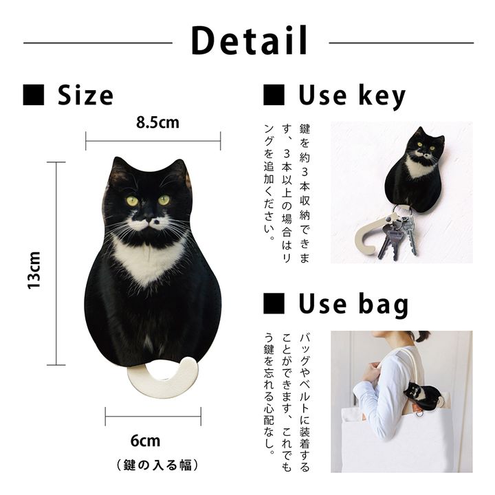 愛猫の写真がそのままキーケースに、父の日に間に合う早期割引も
