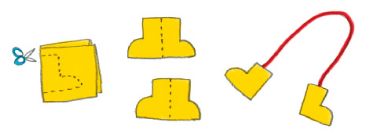 梅雨はもうすぐ！ 晴れを願って作る、家族の顔のてるてる坊主「おしゃれ合羽のてるてるファミリー」の作り方の画像7