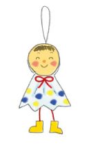 梅雨はもうすぐ！ 晴れを願って作る、家族の顔のてるてる坊主「おしゃれ合羽のてるてるファミリー」の作り方の画像9