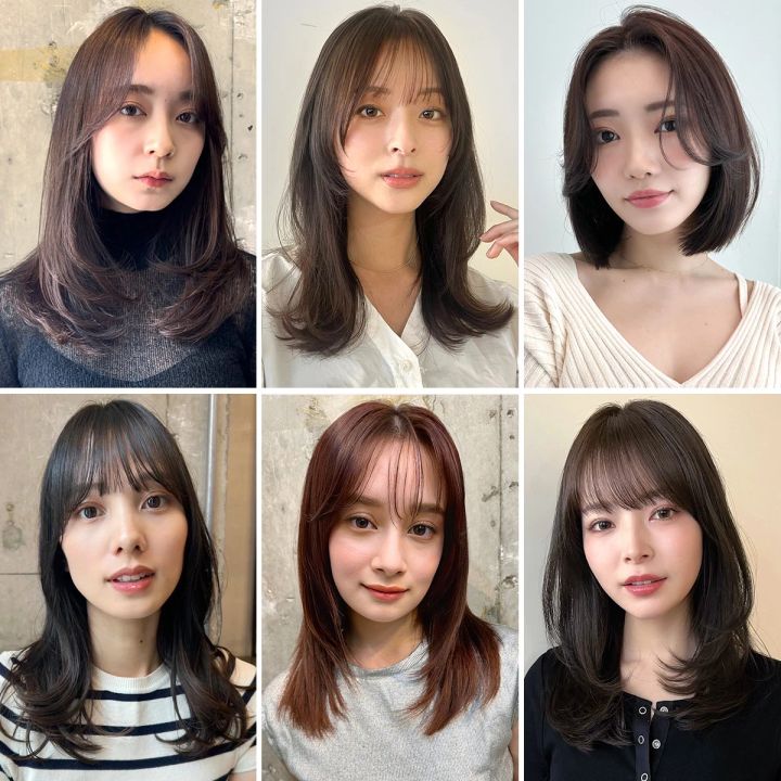 2024 ヘアカタログ ヘアスタイル 髪型 ヘア ヘアカラー ボブ ミディアム セミロング