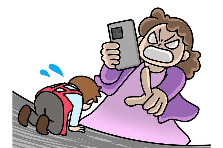 スーパーのクレーマーのイメージ