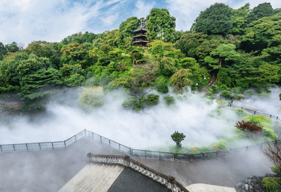 東京雲海昼間の画像