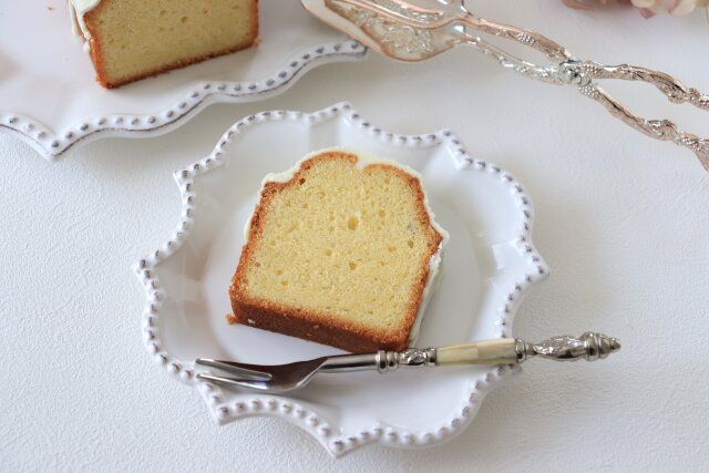 バニラホワイトチョコパウンド レシピ 完成