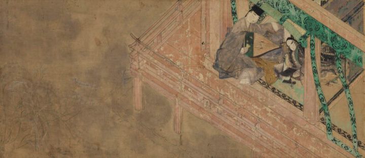 国宝 源氏物語絵巻 宿木（三）、平安時代 12世紀※展示期間：5/28～6/9 ※4場面を会期中、順次展示