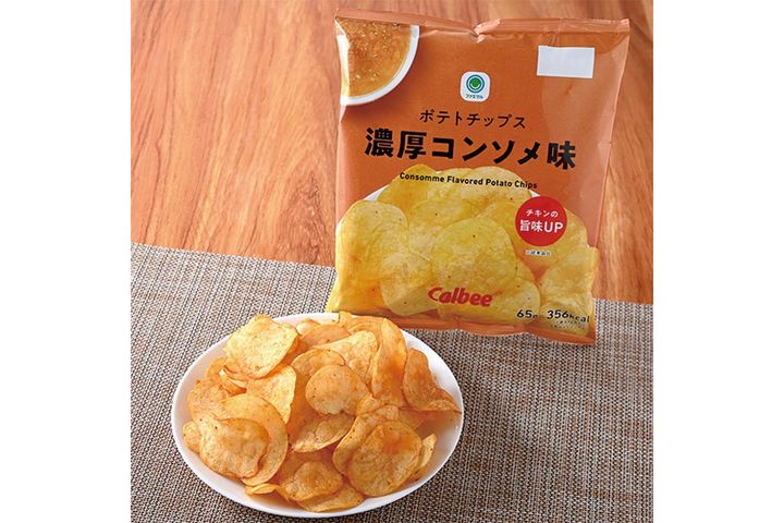 第3位：ファミマル ポテトチップス濃厚コンソメ味