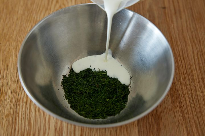 煎茶クリームをつくる