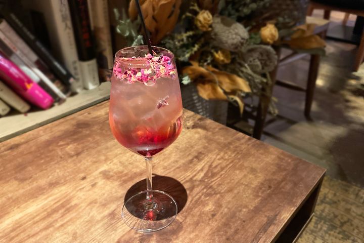 「コーディアルシロップ（ローズレットペタル）」880円