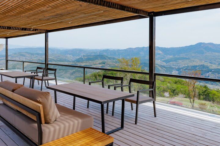 天空カフェで絶景とオーガニックメニューを満喫して、心と体を解き放つ「カフェー清涯荘」