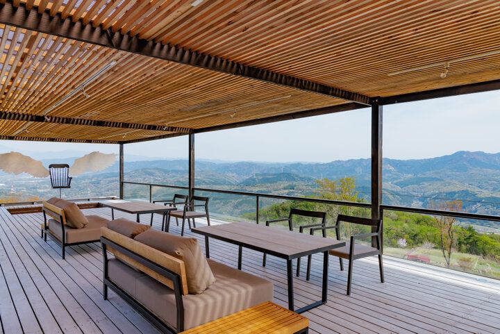天空カフェで絶景とオーガニックメニューを満喫して、心と体を解き放つ「カフェー清涯荘」