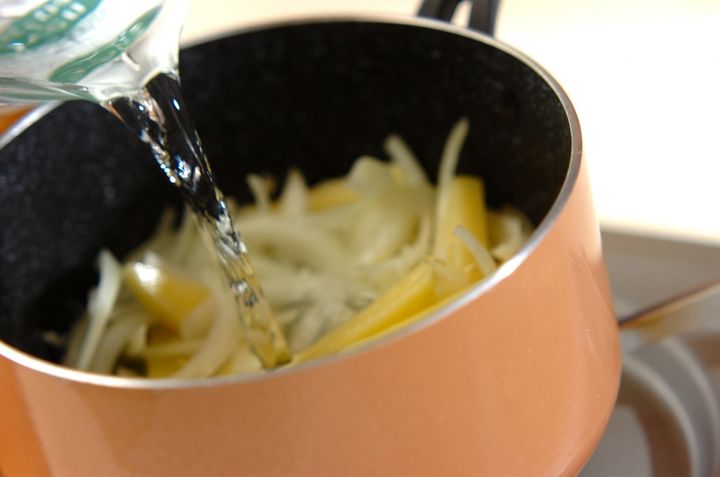 アスパラポタージュの作り方2