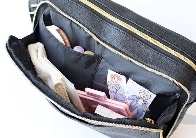 LUMIÈRE de GÉNIE こっそり推し活♡ きちんと見えする多機能ショルダーバッグBOOK フロントポケット