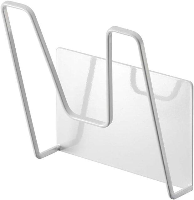 山崎実業のマグネット 鍋蓋ホルダー ホワイト