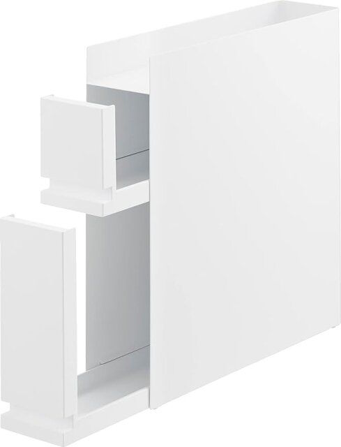 山崎実業の隠せる 調味料ラック 2段 ホワイト