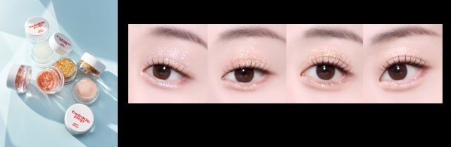 「twinkle pop by. CLIO」ジェリーグリッター（4種）