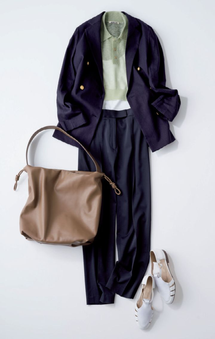 ポロシャツ 着まわし ブレザー