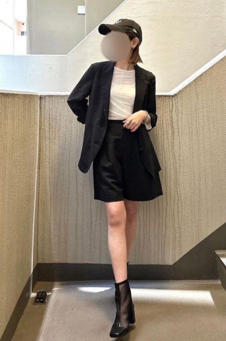 ユニクロ_リネンブレンドショーツ_4