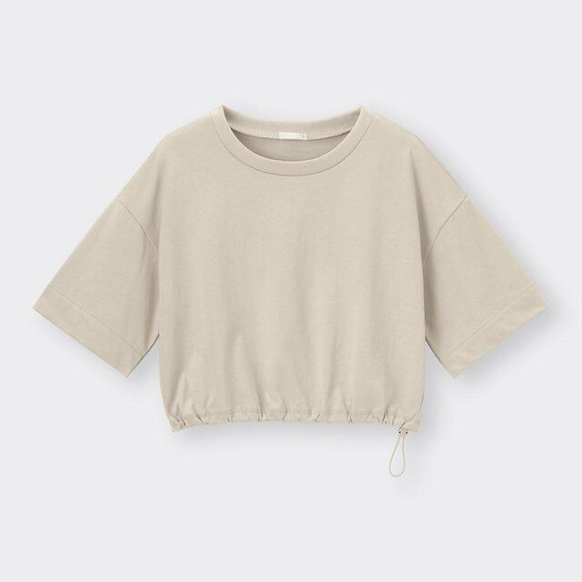 GUのドローストリングTシャツ