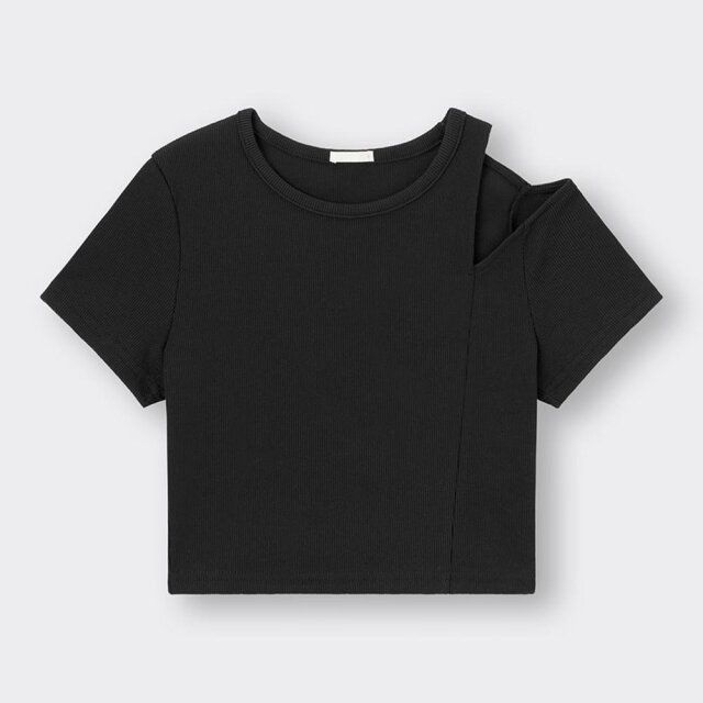 GUのカットアウトTシャツ