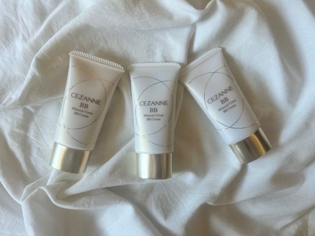 セザンヌミネラルカバーBBクリーム3点