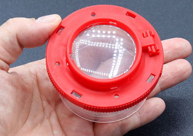 セリアの拡大鏡付き 昆虫観察ケースのサイズ