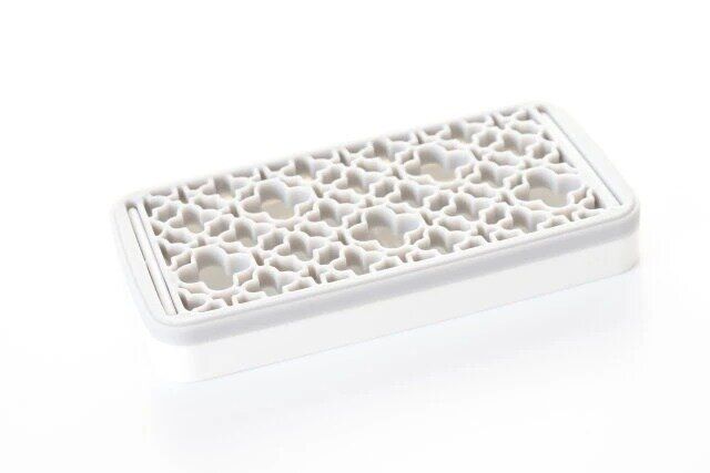 セリアのメイクブラシ スタンド グレー