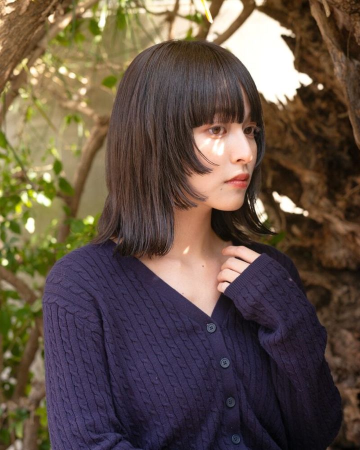 30代ヘアスタイル、ミディアム（サイド）、LOAVE AOYAMA