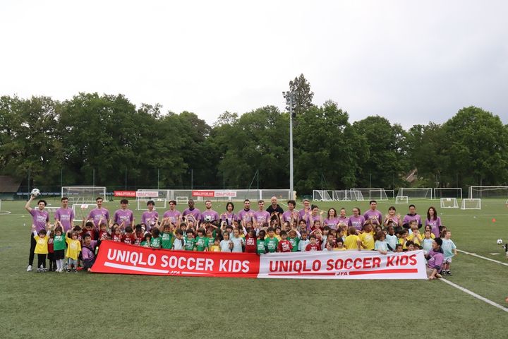 「JFAユニクロサッカーキッズinフランス」で内田篤人氏が子どもたち約120名と交流！デュガリー氏とトルシエ氏も特別参加