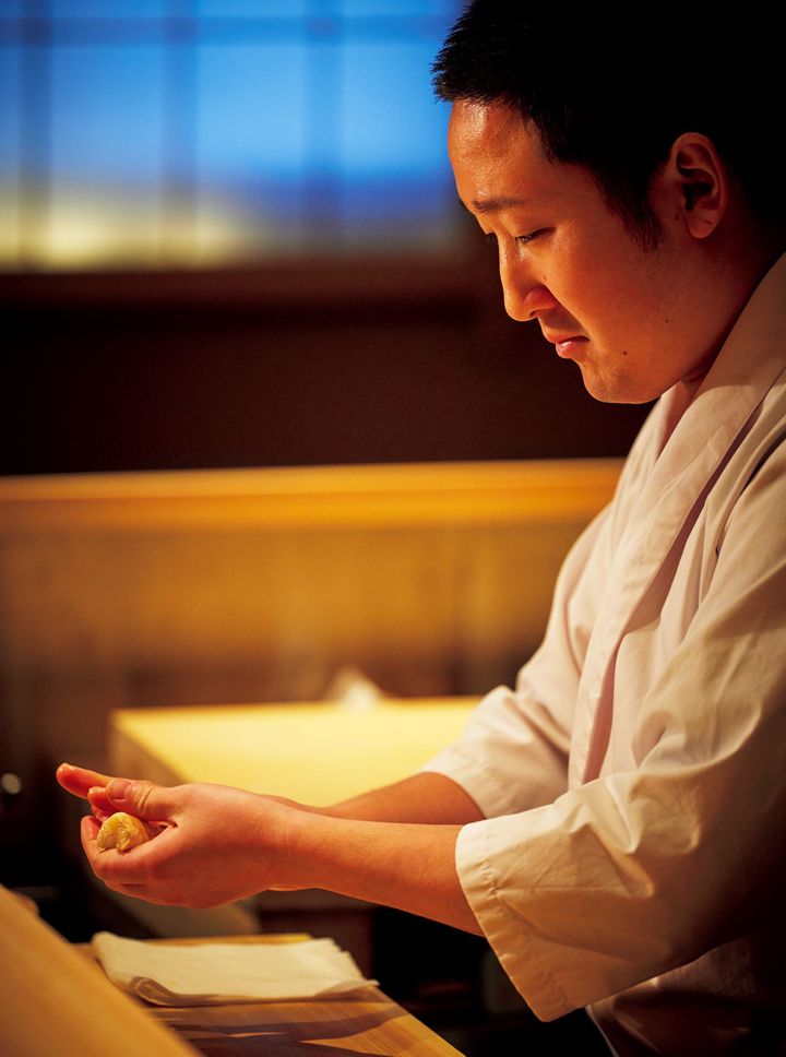 白金高輪『鮨 田中』の田中 竜氏