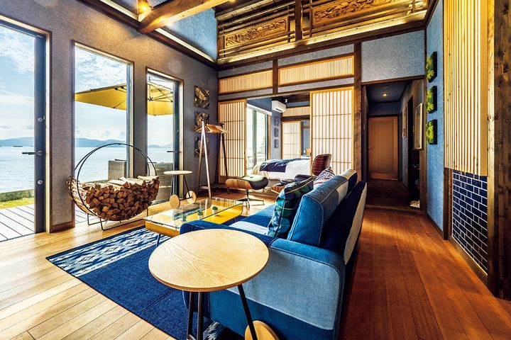 岡山〈KUJIRA-JIMA〉コテージ内部