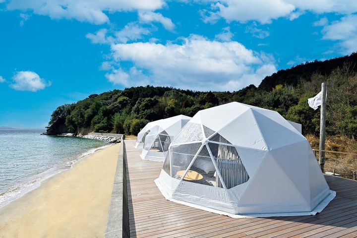 岡山〈KUJIRA-JIMA〉コテージ外観